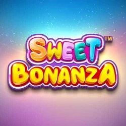 Sweet Bonanza Slot gameplay — 6x5 grid with candy symbols and tumbling reels